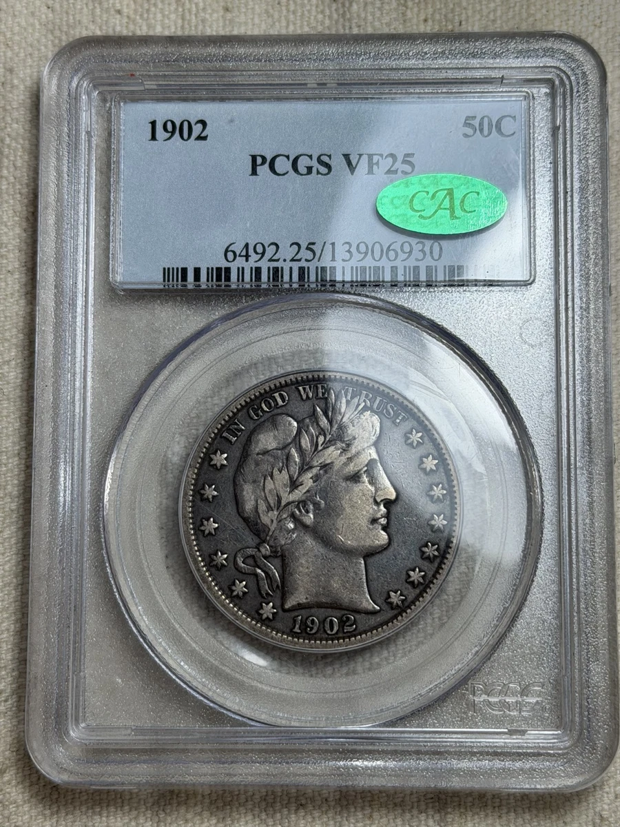 1902 Year Barber Half Dollars (1892-1915) for sale | eBay