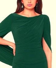 green semi dress Short Semi-Formal Party Dress with Pockets- PromGirl Burnt Orange / 14