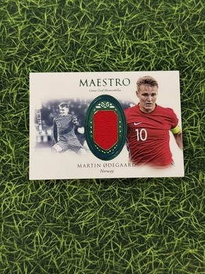 Martin Odegaard Game Used Patch /15 Futera Maestro 2022 Arsenal