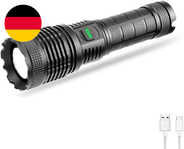 6000 Lumen Taschenlampe Led Aufladbar, XHP70 Taktische Taschenlampen Led Extrem-image