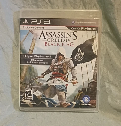 Ubisoft Assassin's Creed IV: Black Flag PS3 Action Game Manual Included 2013