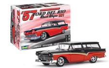 Revell 1/25 1957 Ford Del Rio Ranch Wagon 2'n1 Plastic Model Kit 14548