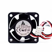 DELTA EFB0412HHD DC12V 0.15A 40 40 20MM 3-Pin Silent Cooling Fan