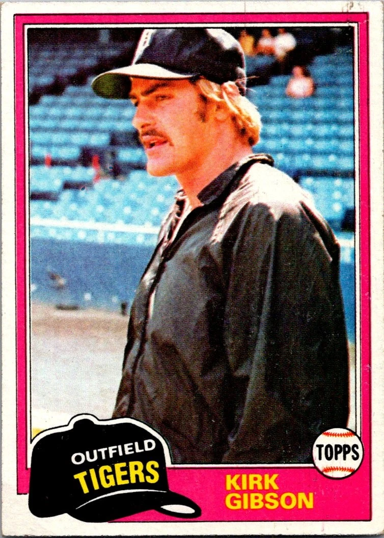 Kirk Gibson trading card