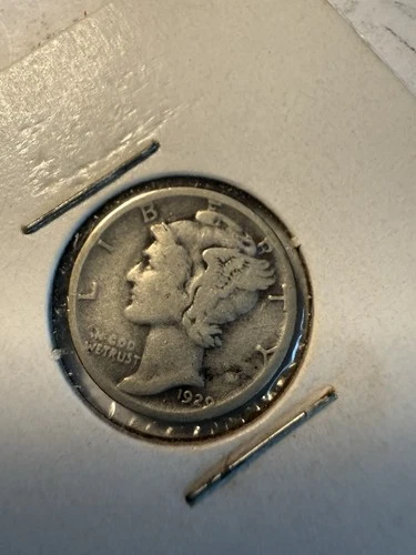 1929 S Mercury Dime- 90% Silver 10 Cent
