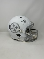 MINKAH FITZPATRICK SIGNED AUTOGRAPH FULL SIZE HELMET PITTSBURGH STEELERS ICE BAS