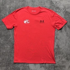 Under Armour Shirt Mens XL Red Bass Pro Shops Bowfishing Tracker Boats Heatgear