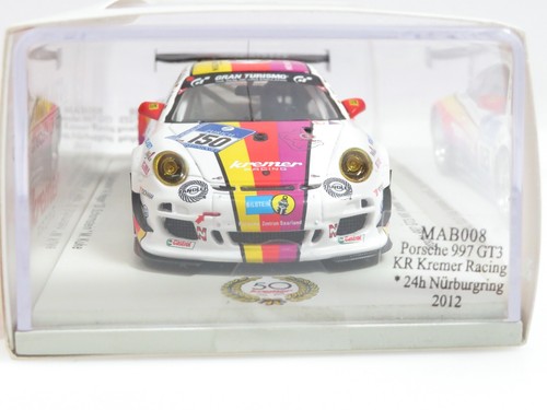 Anello N 1:43 Spark MAB008 Porsche 997 GT3 KR Kremer Racing 24h 2012 X6 - Foto 4 di 6
