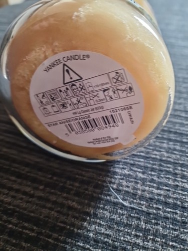 Yankee Candle tarro grande estrella anís y naranja (fotos de vela real) - Imagen 5 de 5