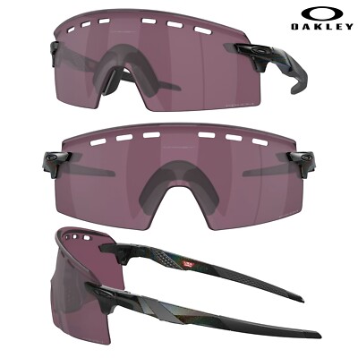 Oakley Encoder Strike Vented Sunglasses- Dark Glxy/Prizm Road Blk(MSRP:$276)