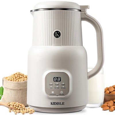 6 in 1 Automatic Nut Milk Maker, 20oz Homemade Almond, Oat, Coconut, Soy, Pla...
