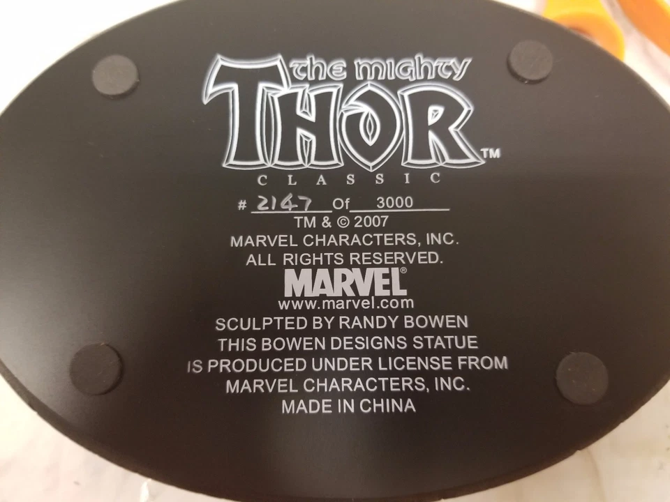 BOWEN DESIGNS SIGNED By STAN LEE THOR Classic MUSEUM STATUE 15" AVENGERS Hulk . - Image 4 of 4