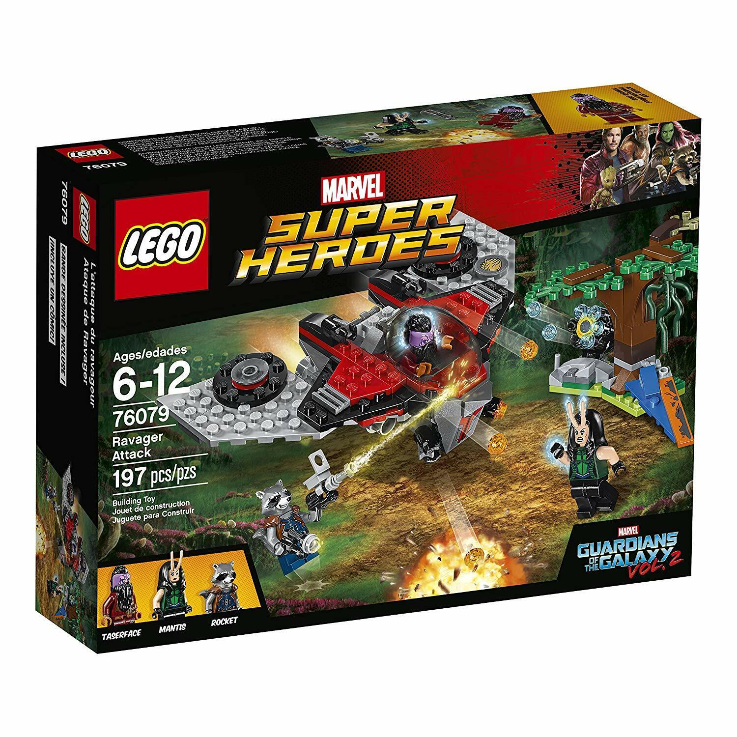 Lego Marvel 76079 Super Heroes RAVAGER ATTACK Mantis Rocket Taserface NISB