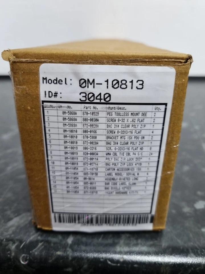 Apc Accessory Kit Assy Basic Pdu 0m-10813 - Image 2 of 3