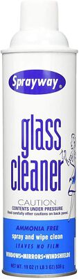 Sprayway SW050 Glass Cleaner Fast-Drying Streak-Free Shine 19 oz. (Pack of 2)