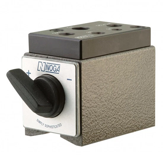 Noga DG1003 | Fine Adjustment Magnetic Base 220 lbs Hold Power Multiple Threads