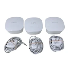 Eero Mesh Wi-Fi System 3-Pack Model J010001 With Power Adapters