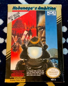 Nobunaga's Ambition NES NR MINT CIB 1989 Nintendo Complete In Box W All Inserts!