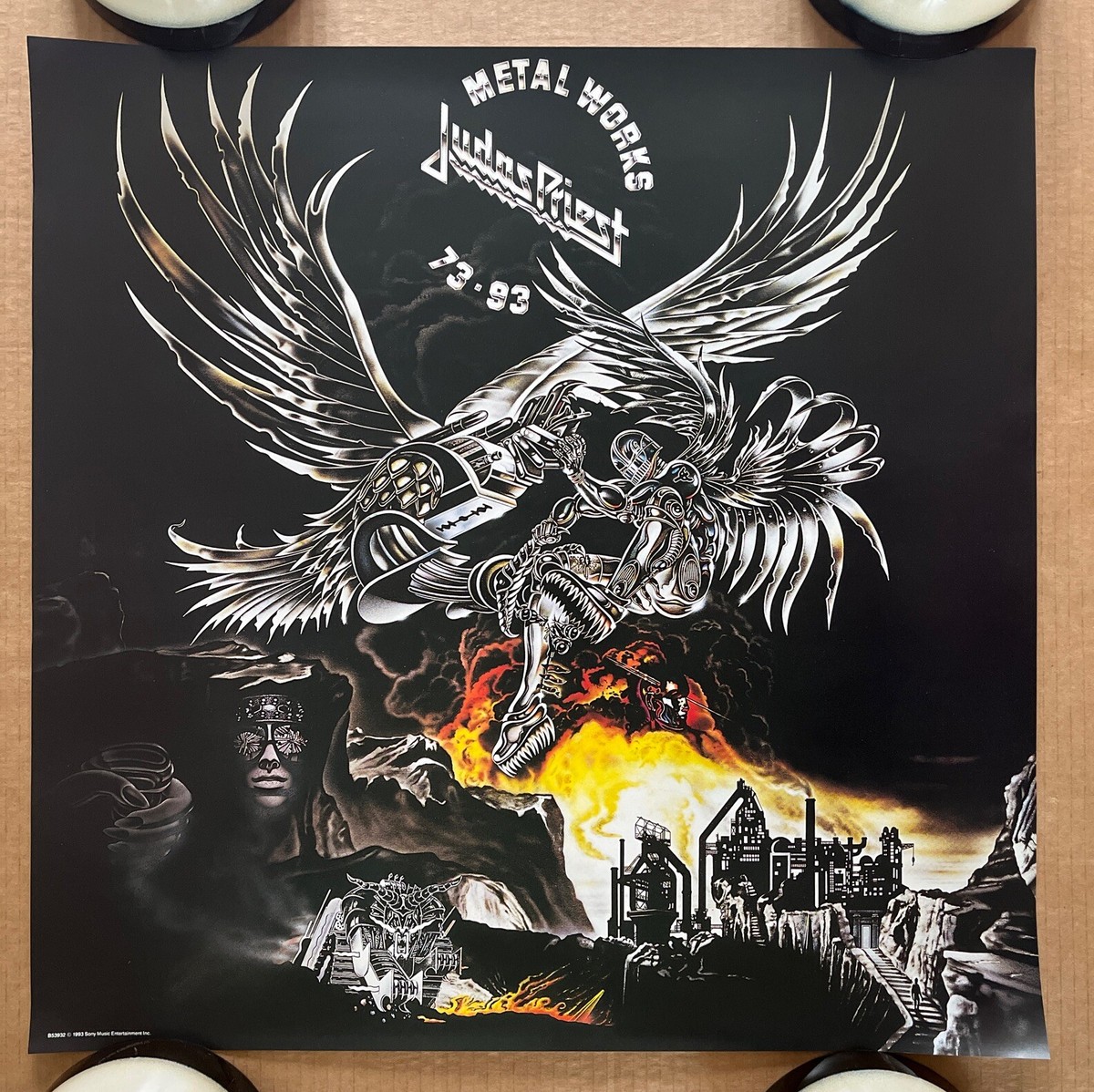 Original Vintage 1993 Sony Music 90s Judas Priest 73 93 Rock