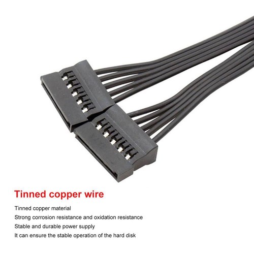 SATA 15Pin Male to Female Extension Cable for Computer Hard Disk (1 to 1) - Bild 6 von 10