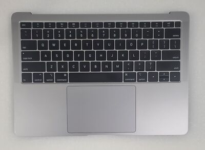 GRD A- MacBook Air 13  A1932 Gray Top Case Keyboard Touchpad Battery Life 90%