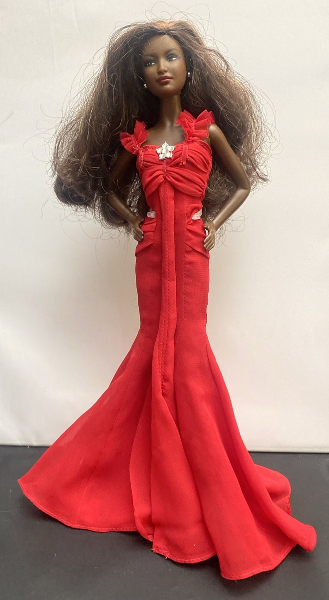 2007 Go Red Barbie Doll American Heart Association African