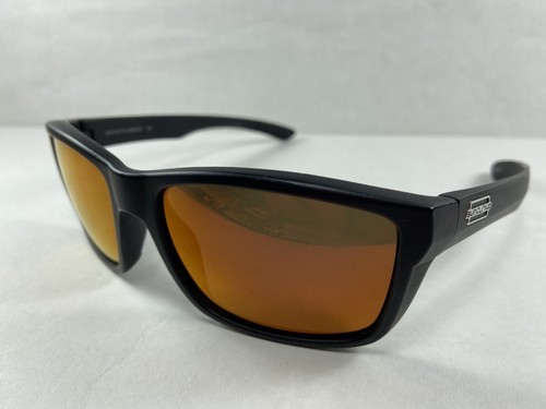 SUNCLOUD Mayor Polarized HX Sunglasses Matte Black + Polarized Red Mirror Lens