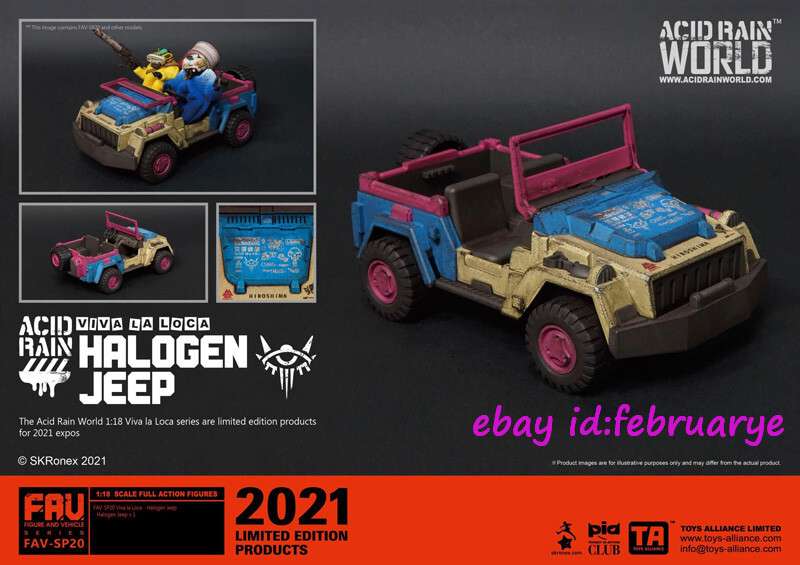 アシッドレイン　Acid Rain FAV-SP20 Halogen Jeep Acid Rain Wodrld 1/18 Fav-Sp20 Halogen Jeep Jeeps Limition