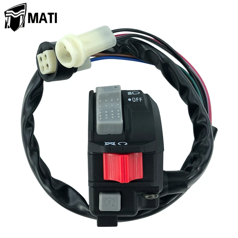 Left Handlebar Kill Switch Headlight For Yamaha Big Bear350 Terrapro 350 PRO-4 — 第 3/4 张图片