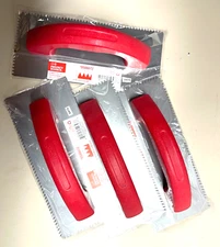 2-Pack 3/16" V-Notch Flooring Trowel 9" x 4"