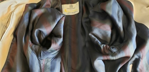Vintage 40R LINED AQUASCUTUM Regent Street AQUA5 Trench Coat BEIGE. - Picture 6 of 12