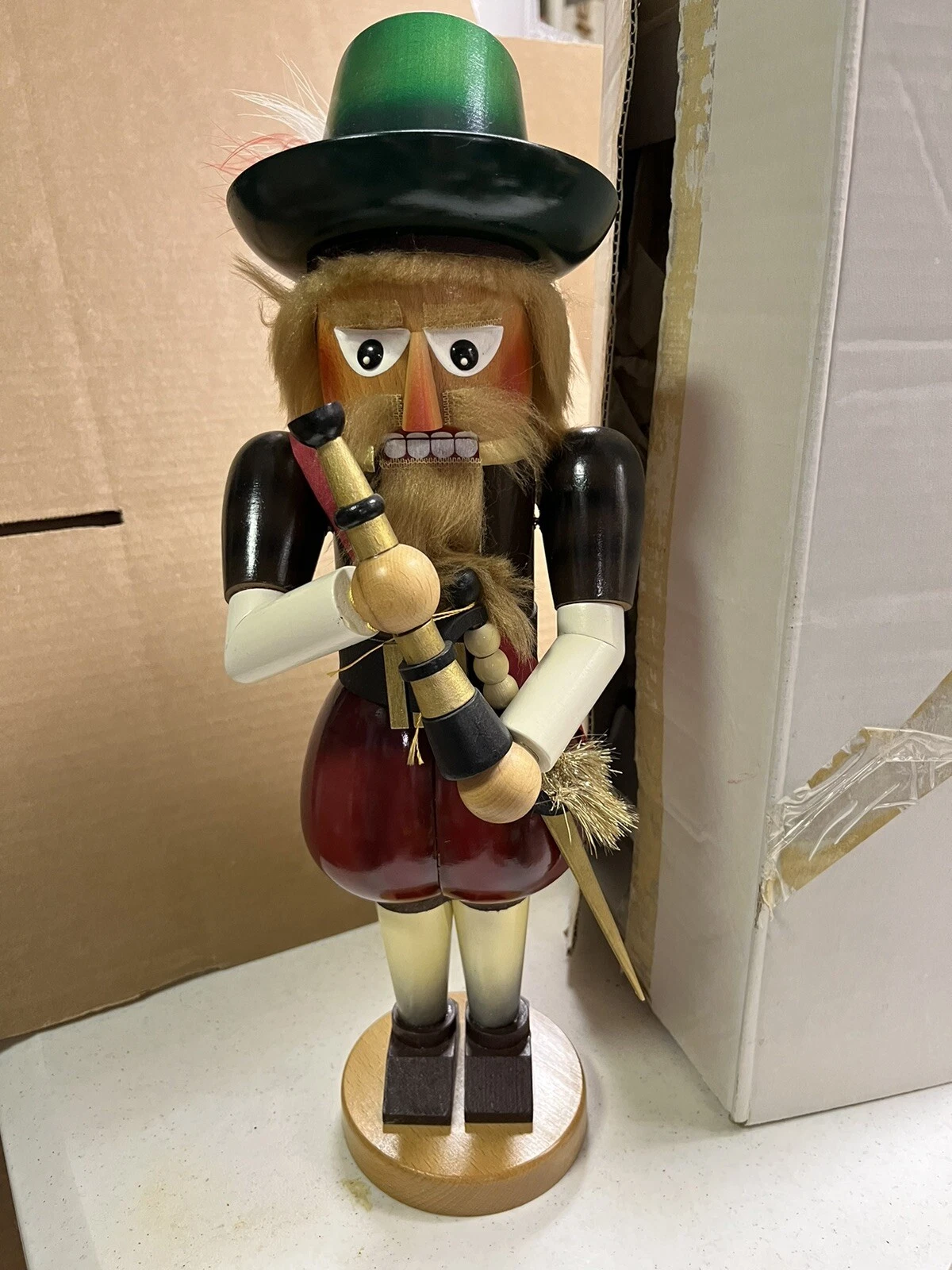 Steinbach Nutcracker James Cook S628 Box Signed Sword Germany Handmade Wooden