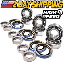 (3 Kit) Spindle Bearing Rebuild for John Deere 54" Deck 2210 4500 4600 4700 4115