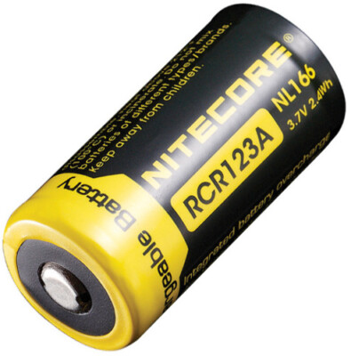 New Nitecore NCNL166 Rechargeable RCR123A Battery