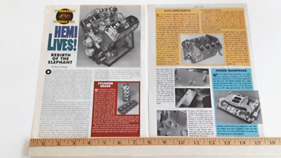 MOPAR PERFORMANCE HEMI ENGINE ORIGINAL 1995 ARTICLE