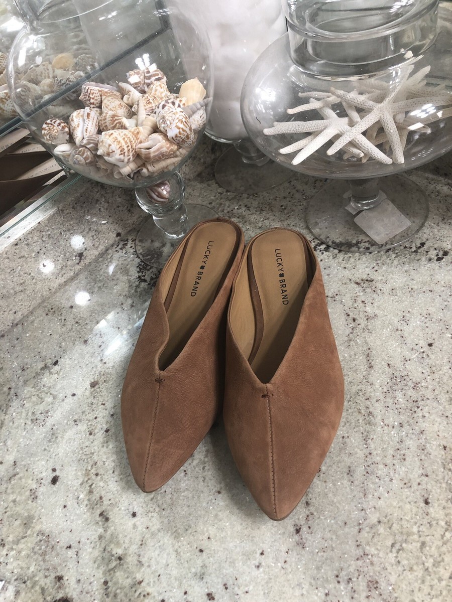 Lucky Brand Womens Barbora Slides by Lucky Brand Brown Size M