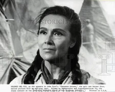 1965 Press Photo Actress Dolores Del Rio stars in "Cheyenne Autumn" - pix35818
