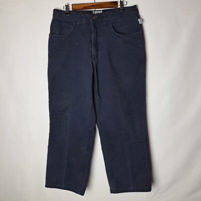 Tyndale FR Pants Mens 32x25 Blue Flame Resistant 5 Pocket Canvas 2112 CAT 2 USA