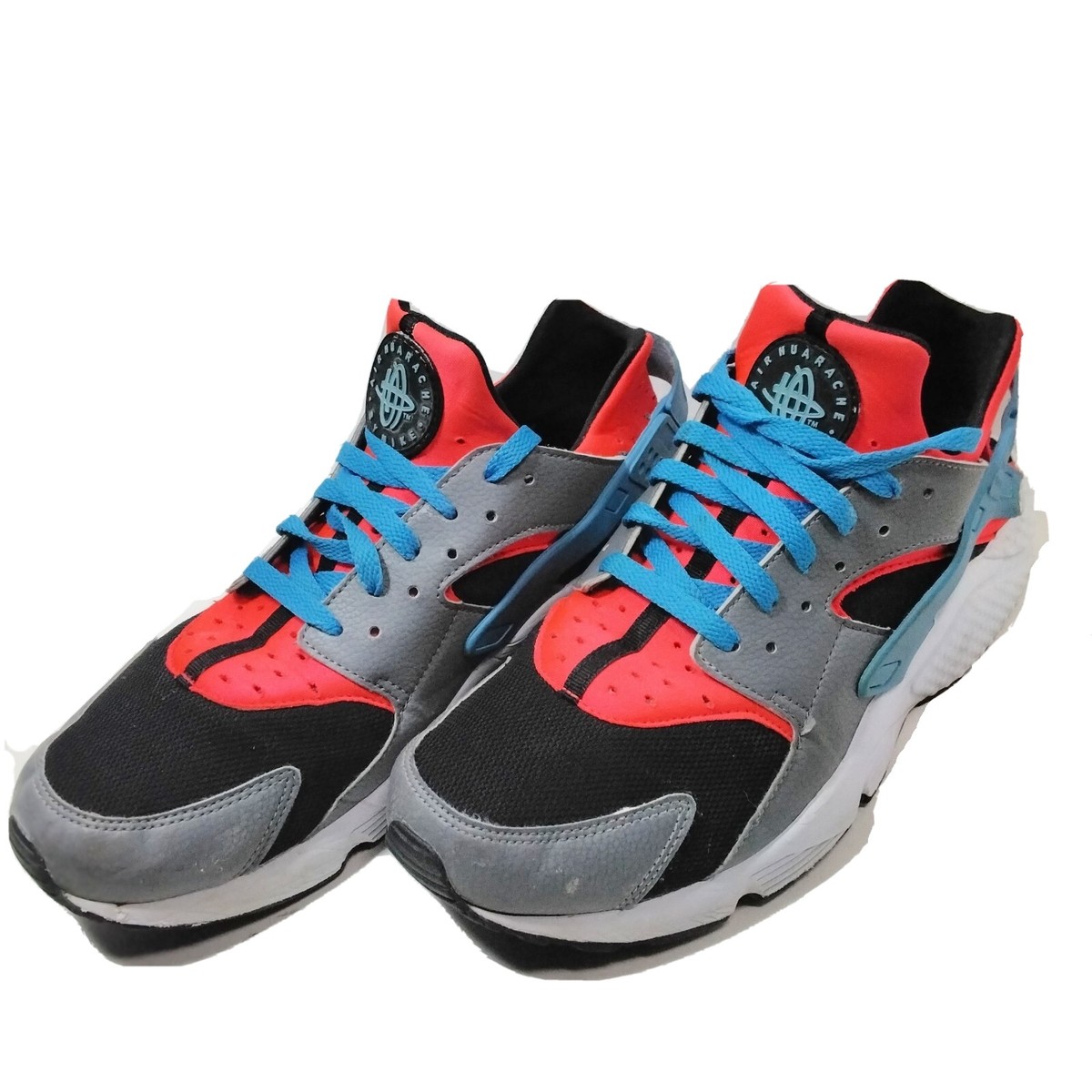 EUC Nike Air Huarache Cool Gray Bright Crimson IMG_6684_1200x.jpg?v=1657548421 main image 2