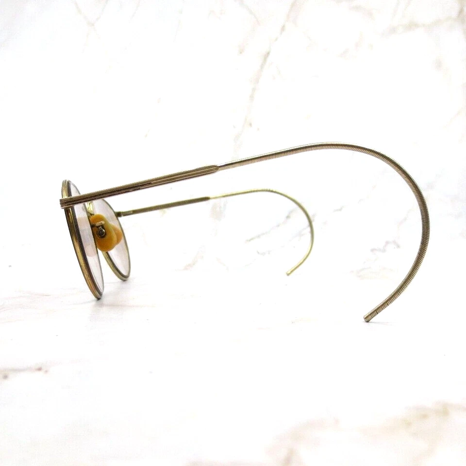 Solo 6 marcos de gafas American Optical AO 1-10 12K GF rellenos de oro Foto 4 de 4