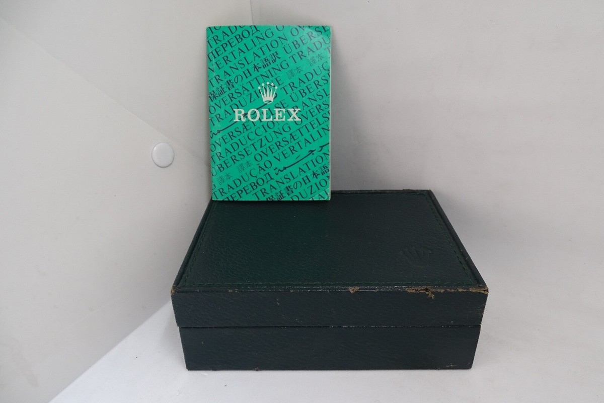 Rolex Watch Box 68.00.55, and Booklet, Vintage 1980's | eBay