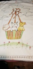 Vintage Handmade Crib Coverlet  Beautifully Done