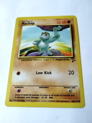 ポケモンカード Machop Base Set Pokémon TCG Machop Base Set 2 78/130 Regular Unlimited Common