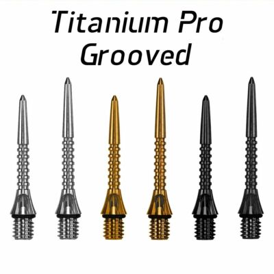 TARGET Steel Stahl Dartspitzen Spitzen Point Titanium Pro Grooved 2BA Fingergrip