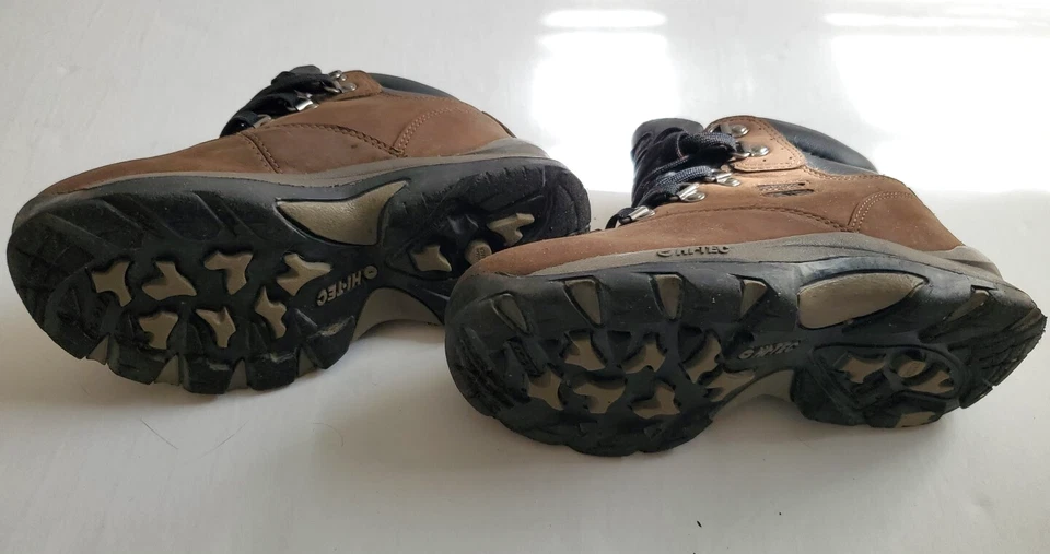 Botas de Senderismo Impermeables Hi-Tec Altitude IV Jr Juveniles Talla 1 Cuero Marrón Trail Foto 4 de 4