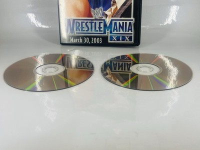 WWE WRESTLEMANIA XIX 19 DVD 2 Disc Set 2003 The Rock Hulk Hogan