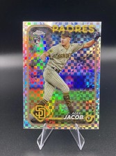 2024 Topps Chrome Update Series - X-Fractor #USC129 Alek Jacob (RC)! Padres!