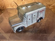 Vintage Armored Truck Coin Bank Callen MFG. Corp. Melrose Park, IL U.S.A - Nice!