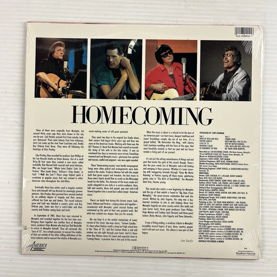 Class of '55 Memphis Rock & Roll Homecoming (1986, Vinyl LP) NEW - Image 3 of 4