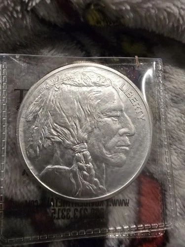 1oz Silver Buffalo Indian Head Round
